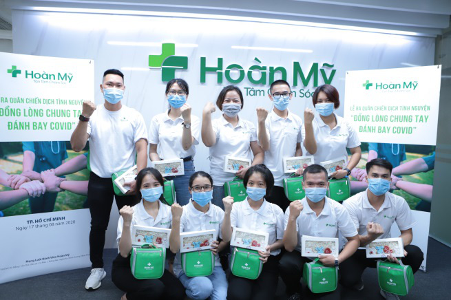Tập đoàn Y khoa Hoàn Mỹ tình nguyện tham gia chống dịch Covid-19 tại các điểm nóng
