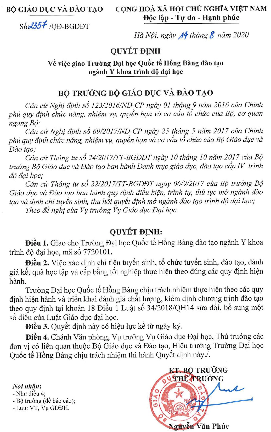 Trường ĐH Quốc tế Hồng B&agrave;ng đ&agrave;o tạo ng&agrave;nh Y khoa, 82,5 - 99 triệu đồng/học kỳ - Ảnh 1.