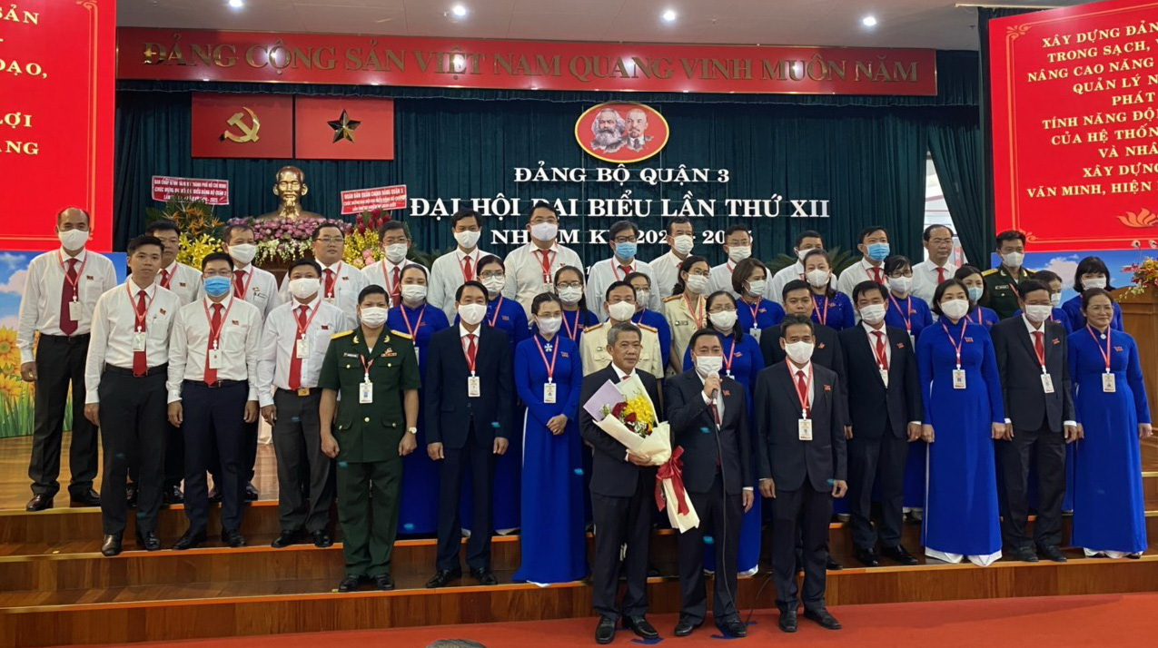 Ông Phạm Thành Kiên tái đắc cử Bí thư Quận ủy quận 3