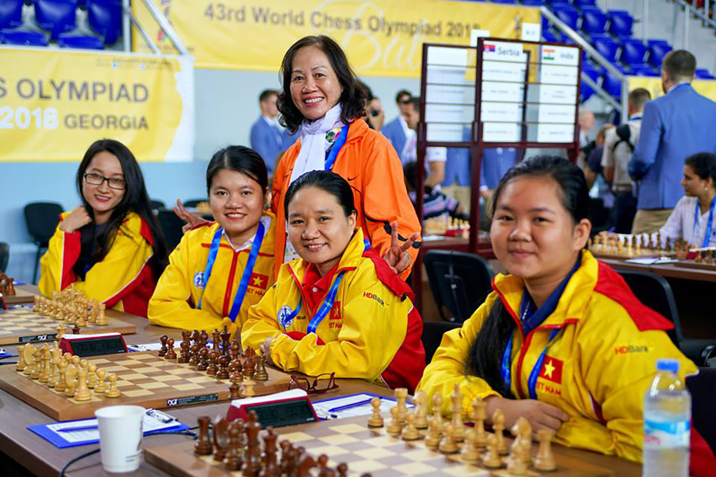 Quang Liêm, Trường Sơn tranh Olympiad cờ vua online