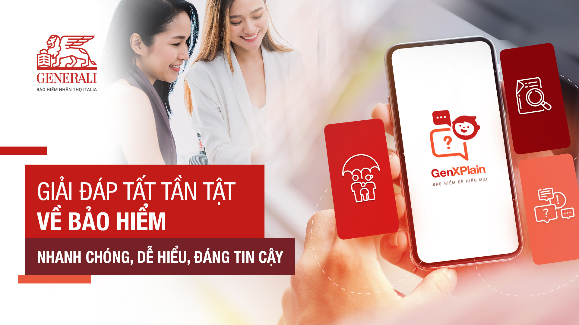 Generali ra mắt tính năng hỏi đáp về bảo hiểm GenXPlain