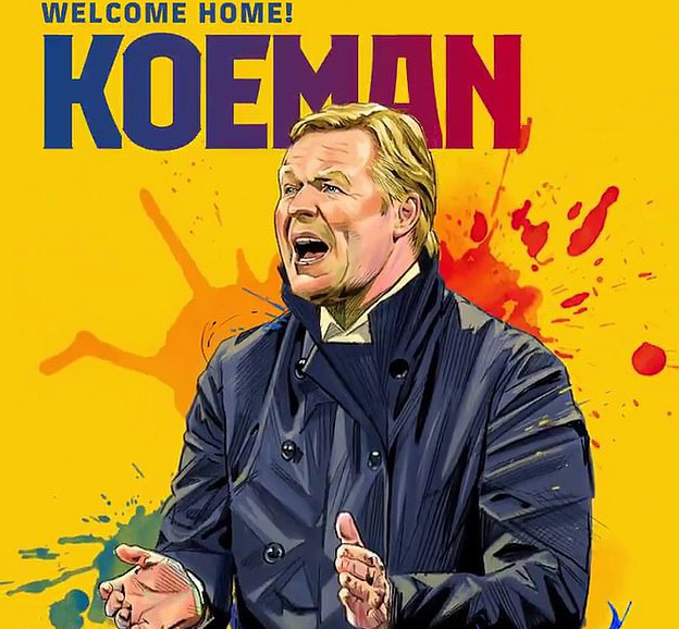 HLV Ronald Koeman chính thức dẫn dắt Barcelona, làm thầy Messi