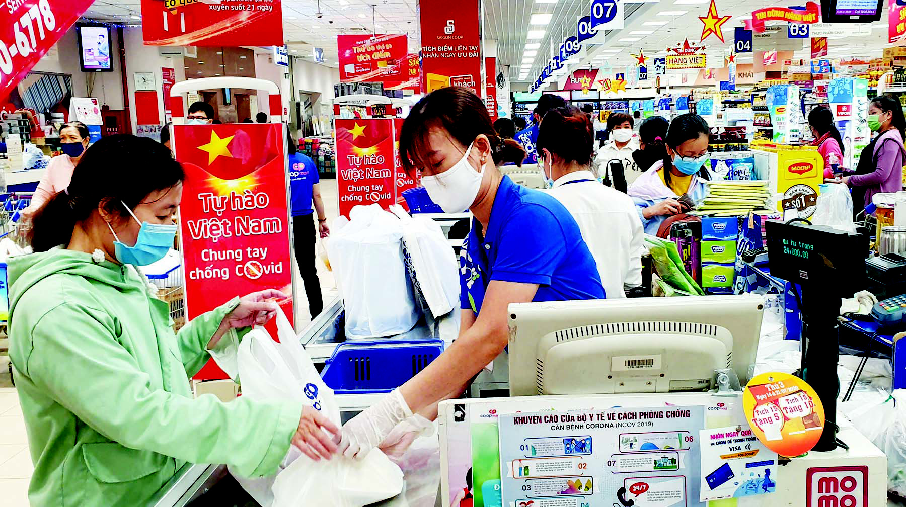 “Đi chợ” tiết kiệm thời Covid-19
