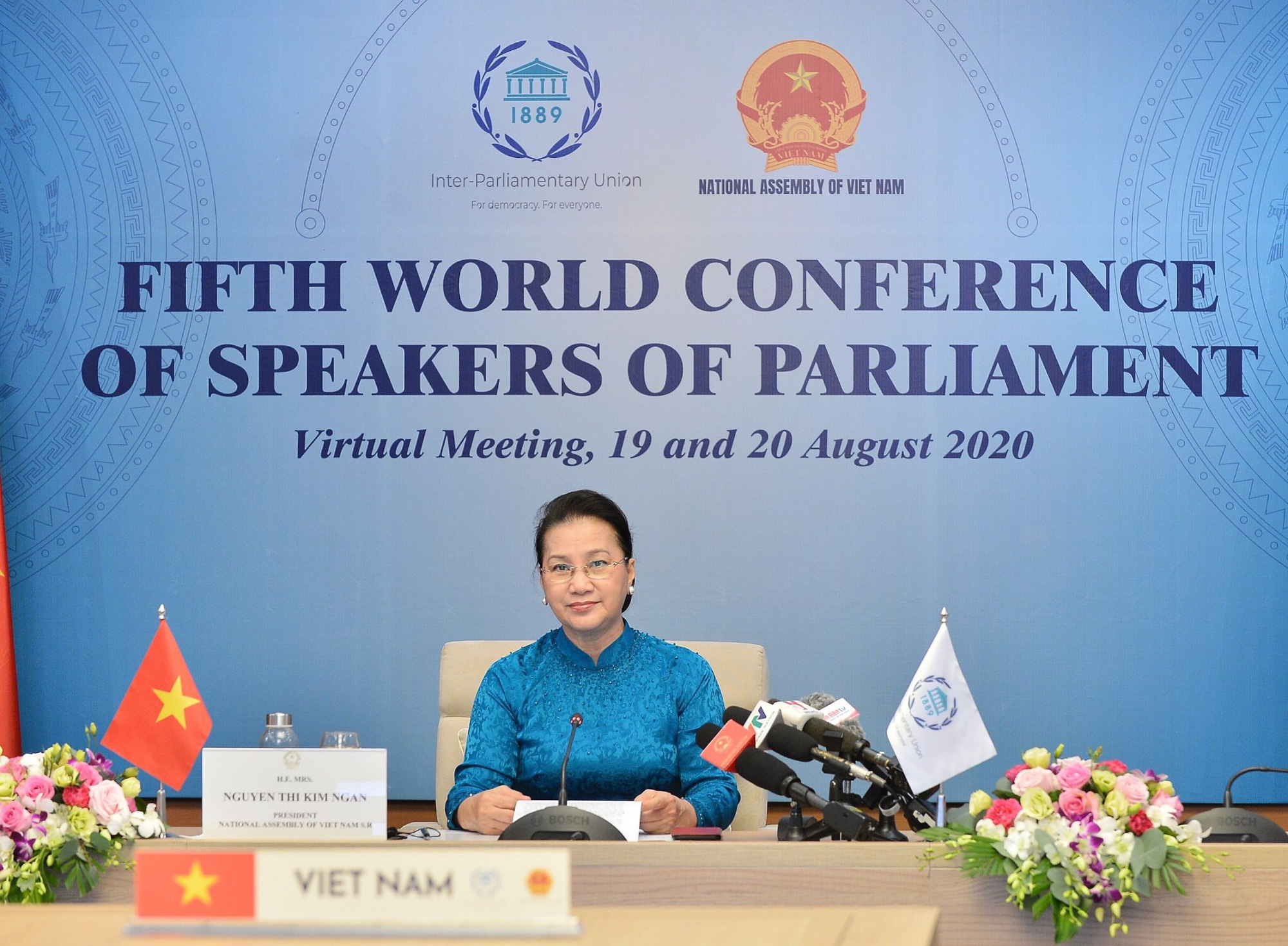 Hội nghị IPU: Mang lại hòa bình và phát triển bền vững