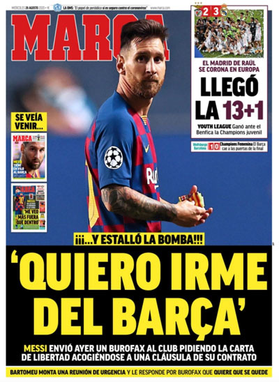 Messi quyết rời Barcelona