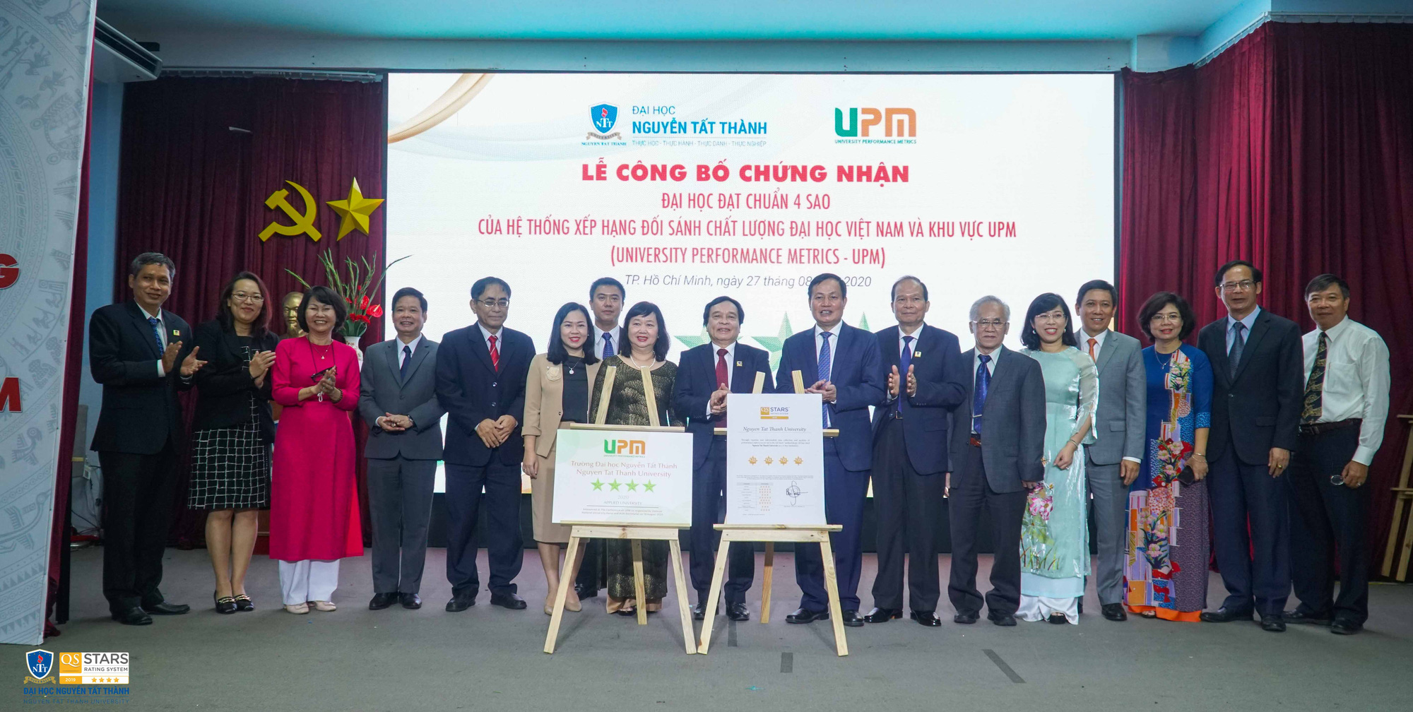 Trường ĐH ngo&agrave;i c&ocirc;ng lập đầu ti&ecirc;n được UPM gắn 4 sao - Ảnh 1.