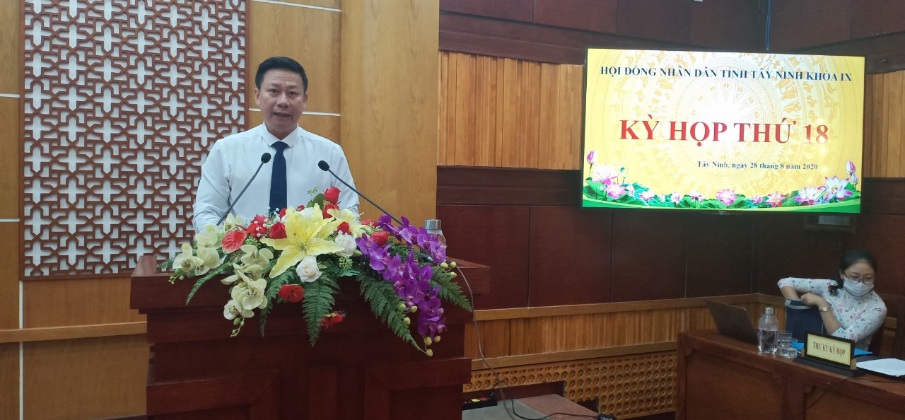 &Ocirc;ng Nguyễn Thanh Ngọc vừa được bầu l&agrave;m Chủ tịch UBND tỉnh T&acirc;y Ninh - Ảnh 1.