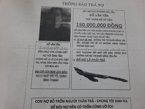 Cạm bẫy vay tiêu dùng lãi suất "cắt cổ" (*): Khốn khổ vì người lạ đòi nợ