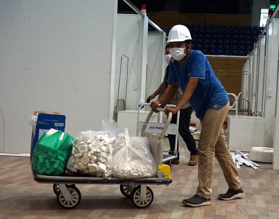H&igrave;nh ảnh b&ecirc;n trong Bệnh viện d&atilde; chiến Ti&ecirc;n Sơn - Đ&agrave; Nẵng sắp ho&agrave;n th&agrave;nh - Ảnh 4.