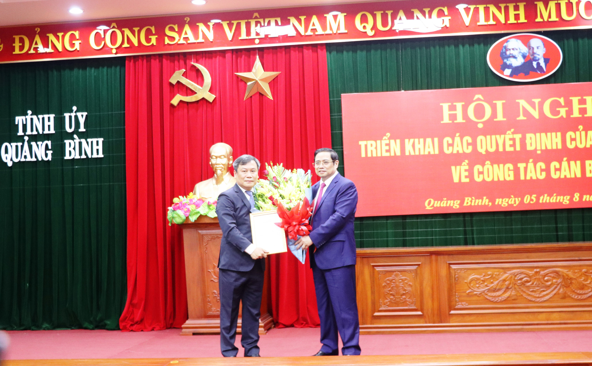 &Ocirc;ng Vũ Đại Thắng được bổ nhiệm giữ chức B&iacute; thư Tỉnh ủy Quảng B&igrave;nh - Ảnh 1.