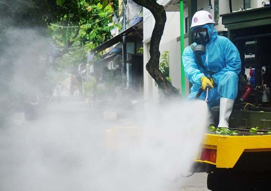 Đà Nẵng sẽ phun hóa chất khử khuẩn trên diện rộng