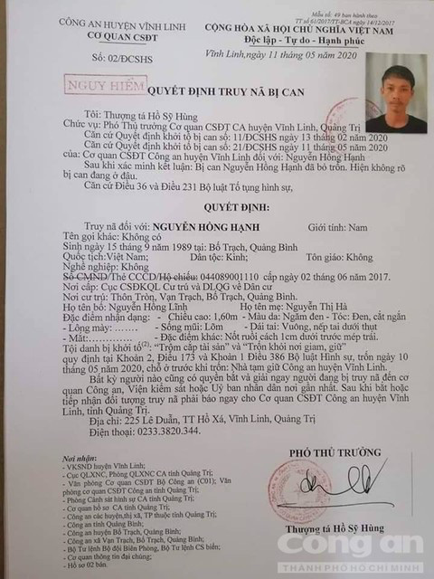 Đối tượng Nguyễn Hồng Hạnh nguy hiểm đến mức nào? - Ảnh 2.