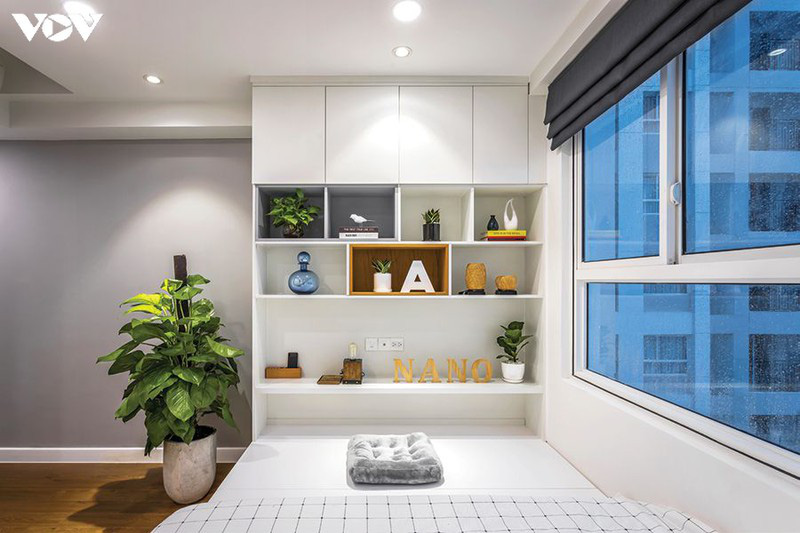 Nét cá tính trong căn hộ đơn sắc
