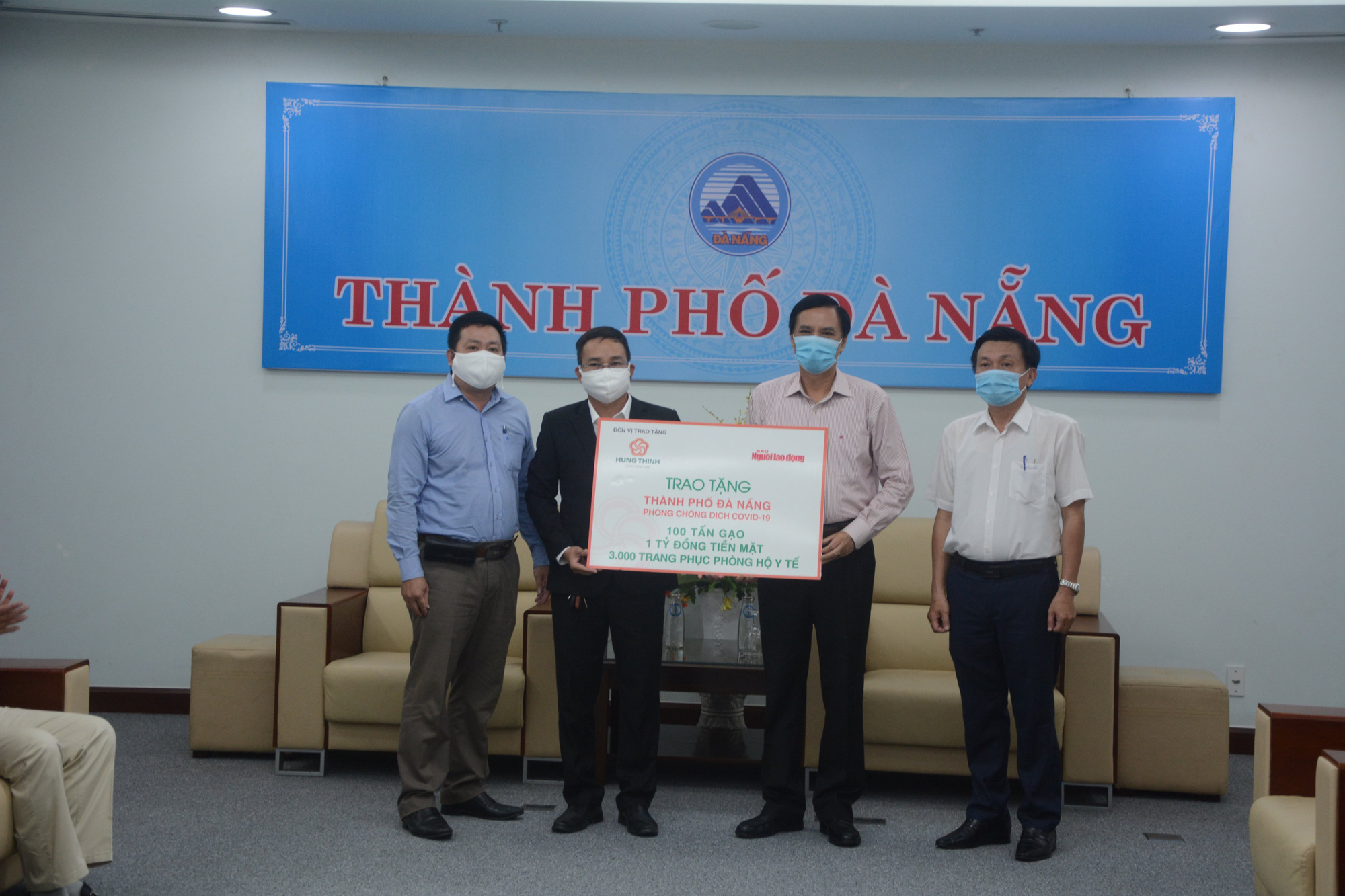 Đ&agrave; Nẵng, Quảng Nam tiếp nhận hỗ trợ từ Tập đo&agrave;n Hưng Thịnh th&ocirc;ng qua B&aacute;o Người Lao Động - Ảnh 4.