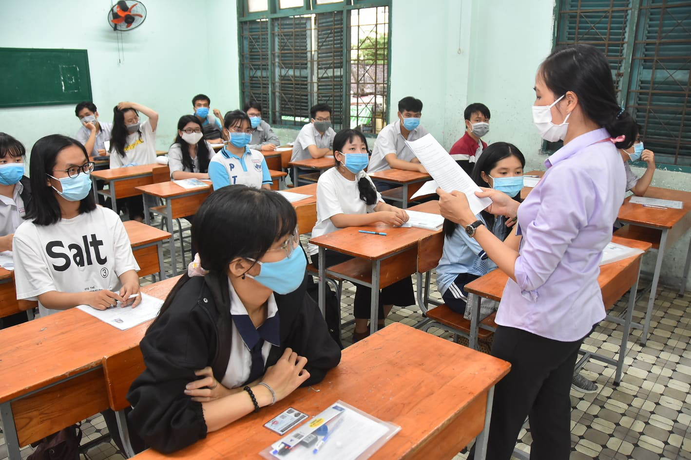 TP HCM: 115 điểm thi đón thí sinh làm thủ tục