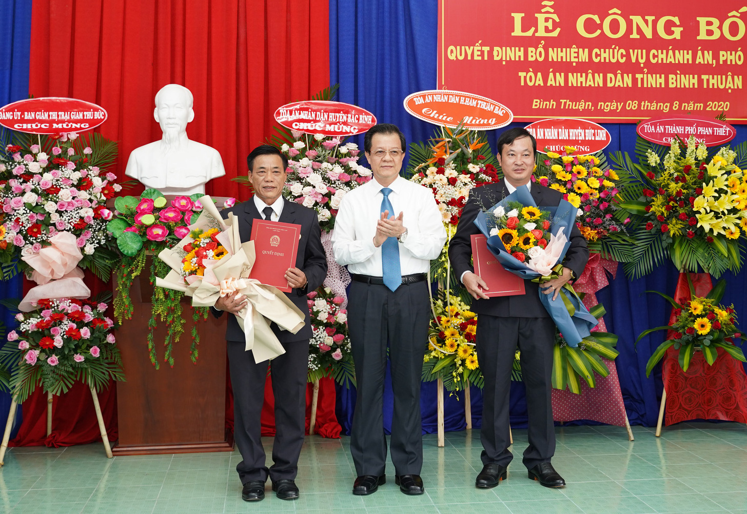 Bình Thuận có tân Chánh án, Phó chánh án tòa tỉnh
