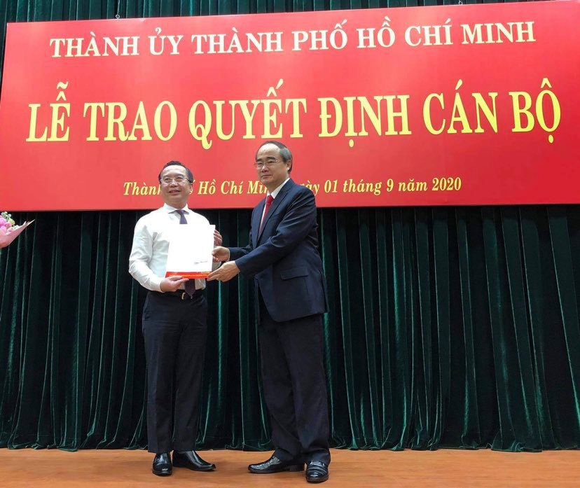 Bổ nhiệm &ocirc;ng Huỳnh Khắc Điệp giữ chức Ch&aacute;nh Văn ph&ograve;ng Th&agrave;nh ủy TP HCM - Ảnh 2.