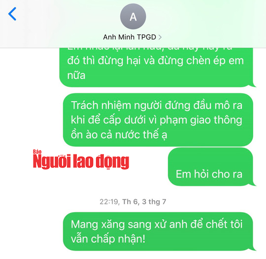 Th&ocirc;ng tin mới về vụ nữ Hiệu trưởng dọa mang xăng xử Trưởng ph&ograve;ng gi&aacute;o dục - Ảnh 1.