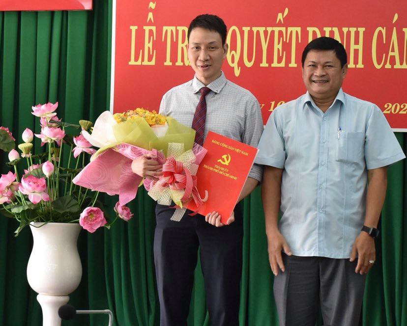 Ông Trương Trung Kiên giữ chức Phó Bí thư Quận ủy Thủ Đức