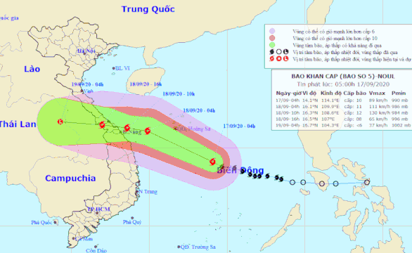 Kh&ocirc;ng chủ quan trước b&atilde;o số 5 - Ảnh 1.