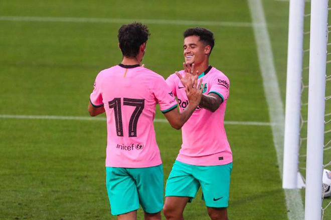 Messi lập si&ecirc;u phẩm ng&agrave;y t&aacute;i xuất, Barcelona thắng tưng bừng Girona - Ảnh 3.