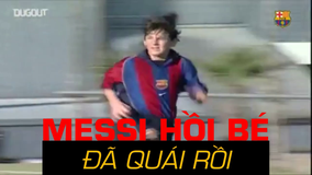 Xem Messi hồi bé đã "quái" và thể hiện tài năng bẩm sinh