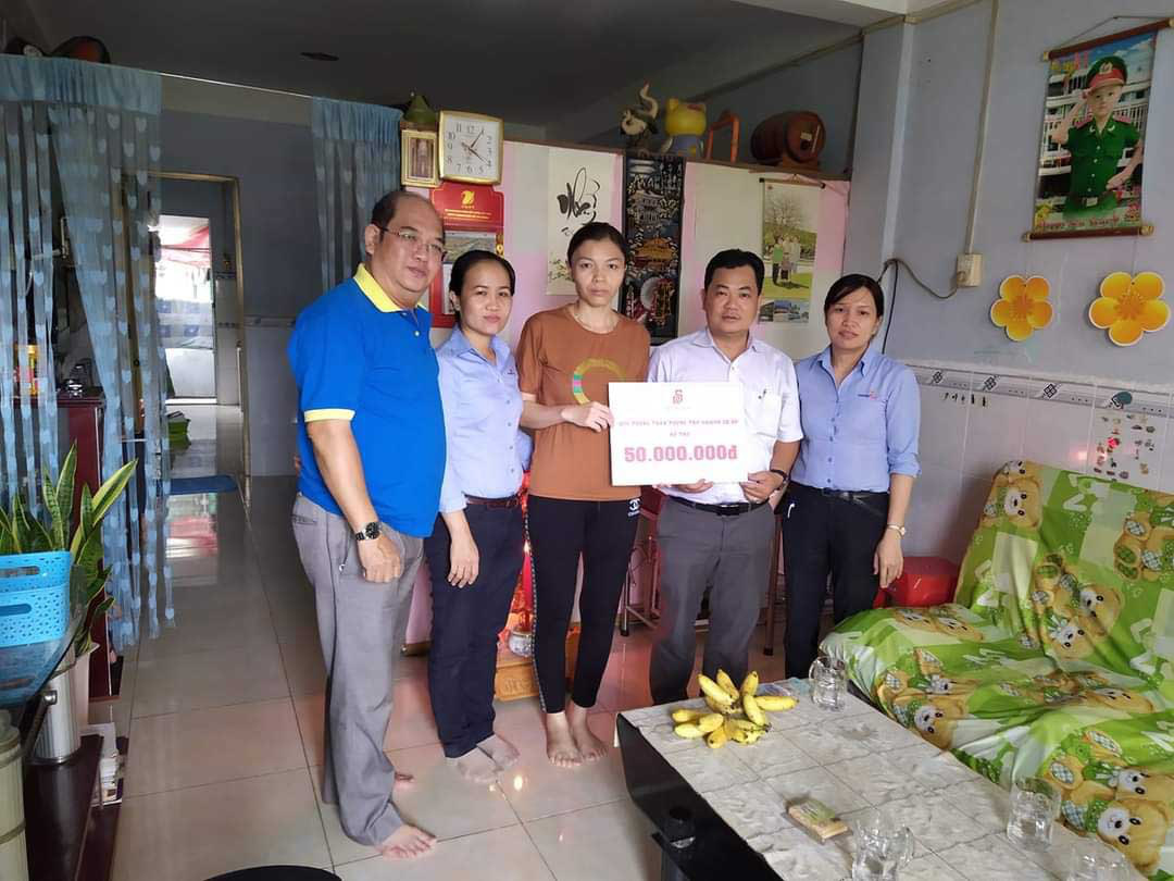 650 triệu đồng hỗ trợ đoàn viên bệnh hiểm nghèo