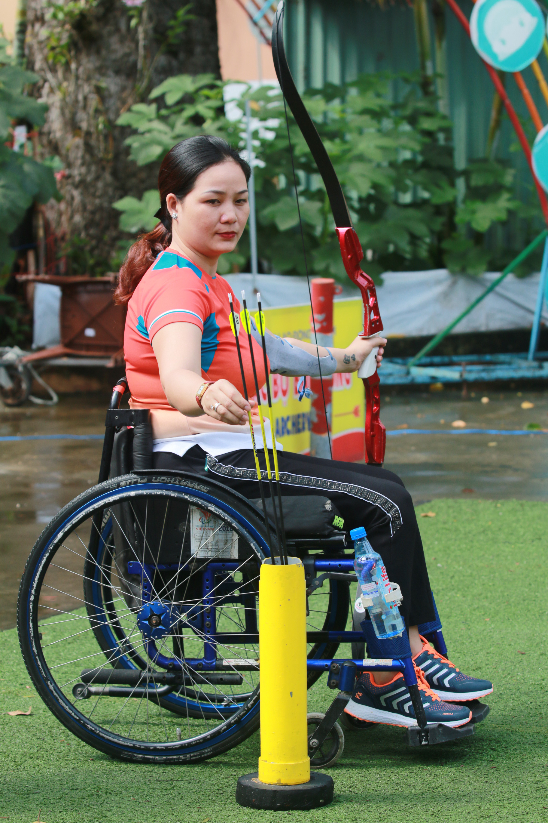 Những h&igrave;nh ảnh Ng&agrave;y hội bắn cung thể thao người khuyết tật - C&uacute;p Galaxy Paragames 2020 - Ảnh 8.