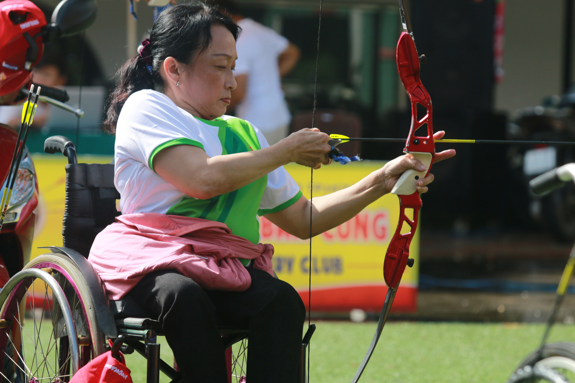 Những h&igrave;nh ảnh Ng&agrave;y hội bắn cung thể thao người khuyết tật - C&uacute;p Galaxy Paragames 2020 - Ảnh 5.