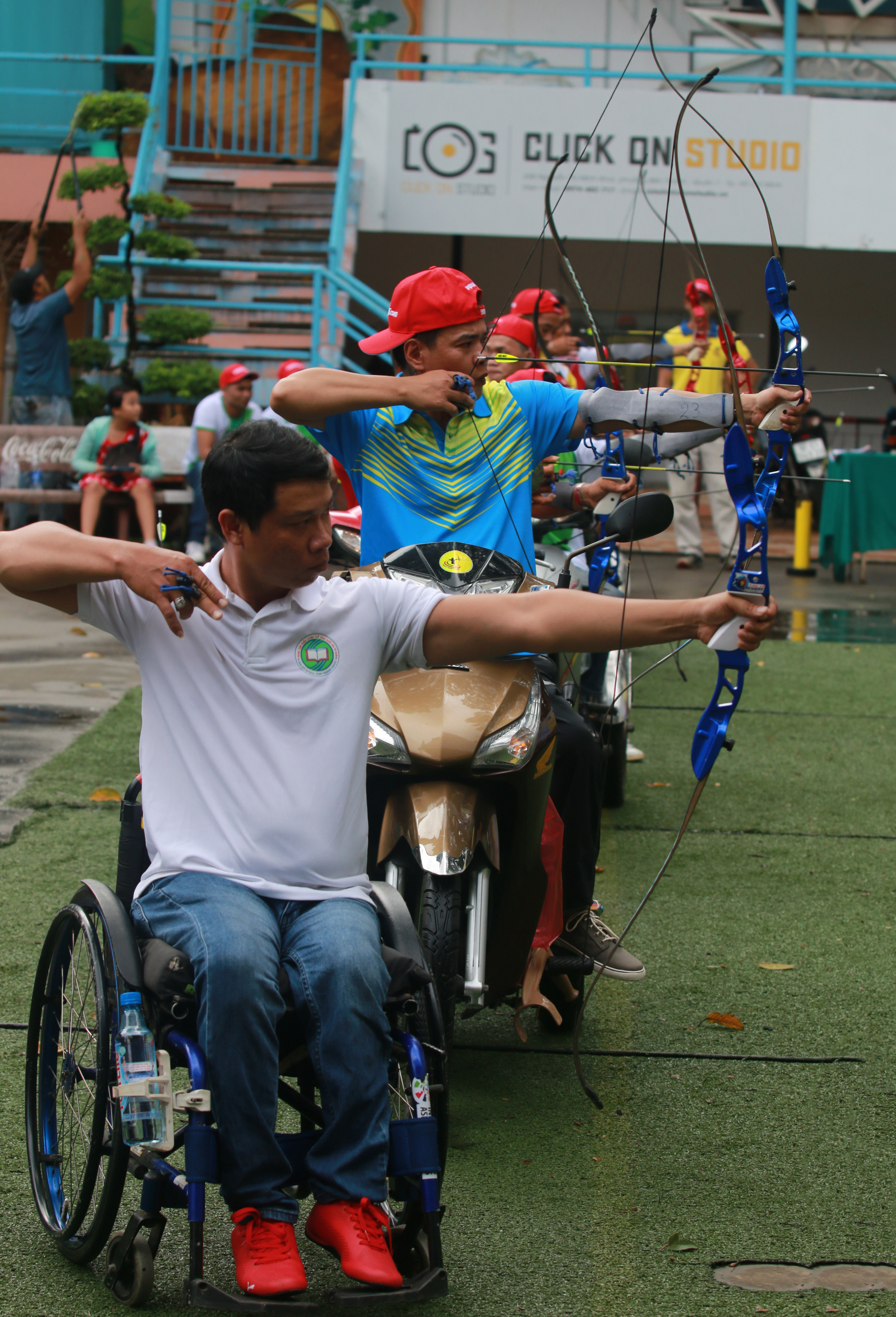 Những h&igrave;nh ảnh Ng&agrave;y hội bắn cung thể thao người khuyết tật - C&uacute;p Galaxy Paragames 2020 - Ảnh 11.