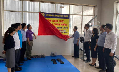 Hà Nội: Ra mắt điểm sinh hoạt văn hóa công nhân
