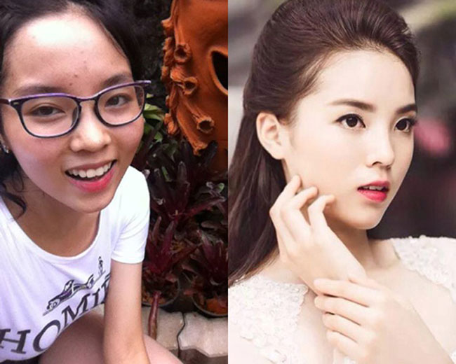 Cho&aacute;ng với nhan sắc thật của mỹ nh&acirc;n showbiz Việt - Ảnh 8.