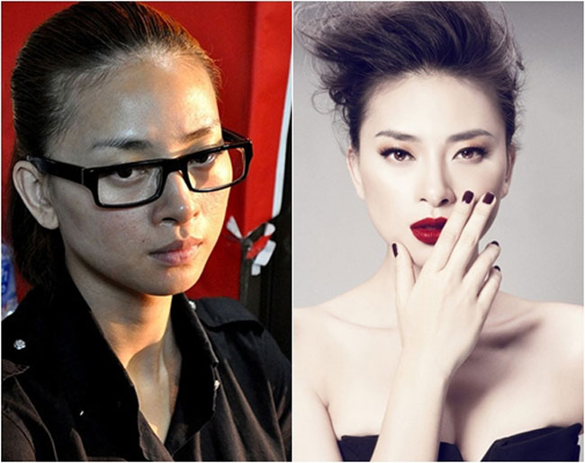 Cho&aacute;ng với nhan sắc thật của mỹ nh&acirc;n showbiz Việt - Ảnh 12.