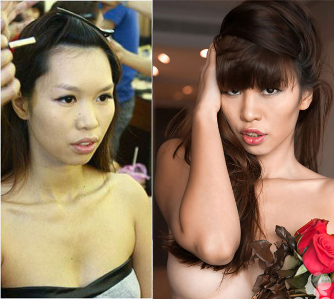 Cho&aacute;ng với nhan sắc thật của mỹ nh&acirc;n showbiz Việt - Ảnh 4.