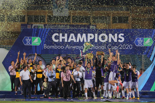 C&uacute;p Quốc gia kh&ocirc;ng tuột khỏi tay H&agrave; Nội FC - Ảnh 1.