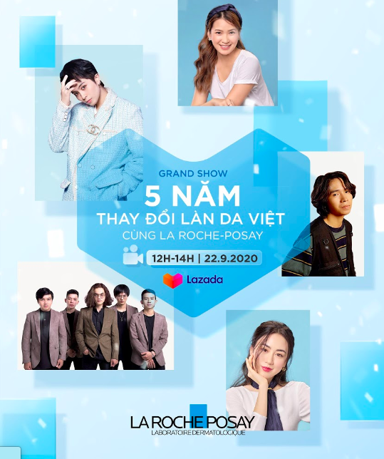 Thưởng thức grand show ca nhạc cùng dàn khách mời cực chất của La Roche Posay