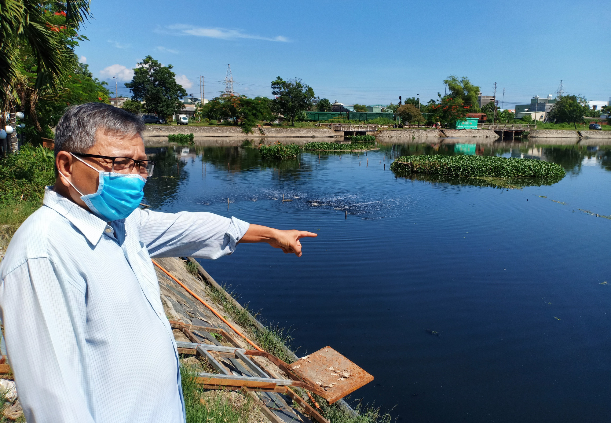 Đ&agrave; Nẵng:   Hồ B&agrave;u Trảng đang t&aacute;i &ocirc; nhiễm nghi do c&oacute; c&ocirc;ng ty l&eacute;n xả thải? - Ảnh 4.