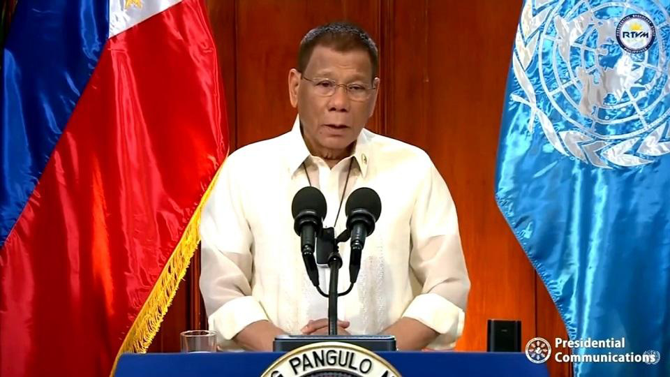 Tổng thống Philippines nhắc phán quyết biển Đông tại Liên Hiệp Quốc