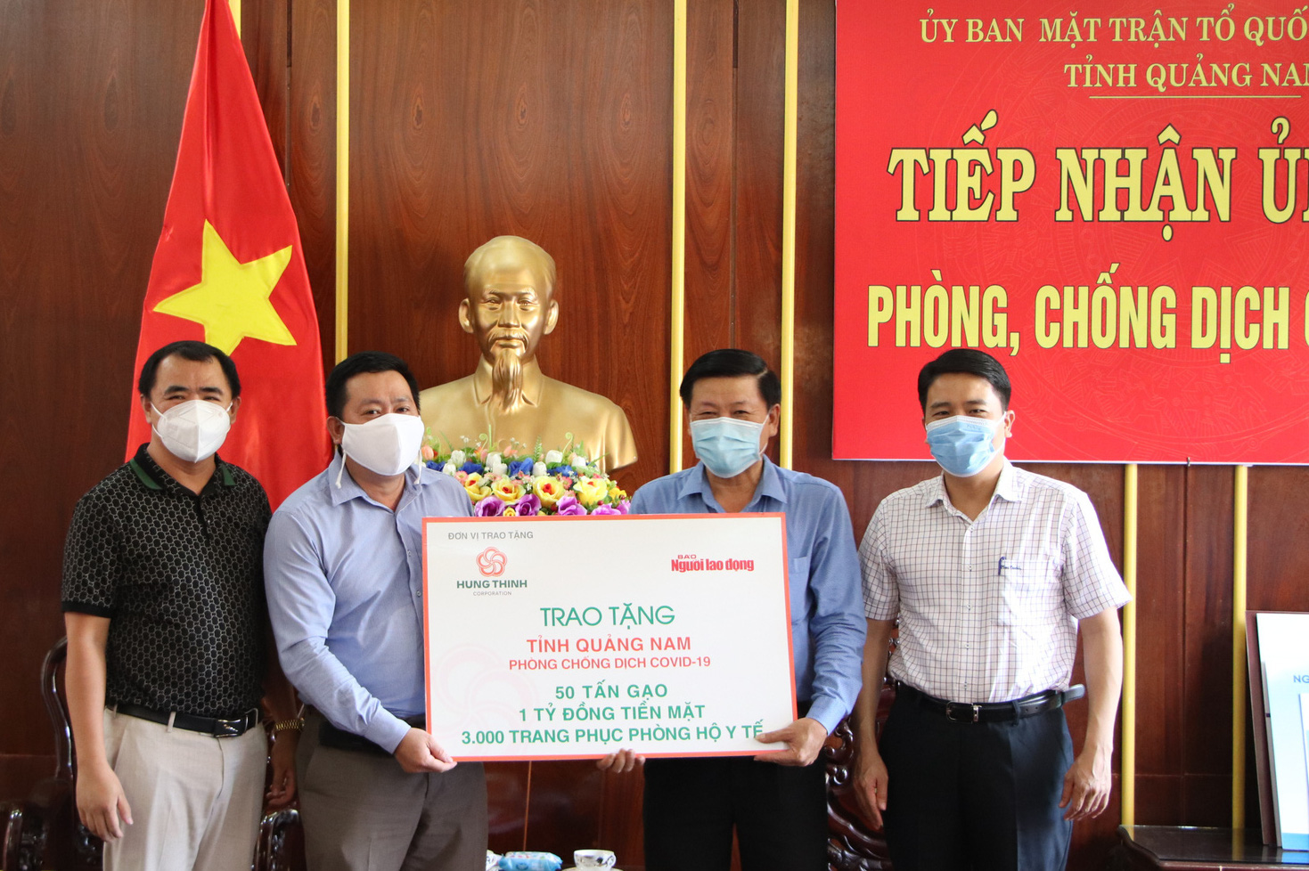 Bệnh viện Đa khoa Trung ương Quảng Nam cảm ơn Báo Người Lao Động