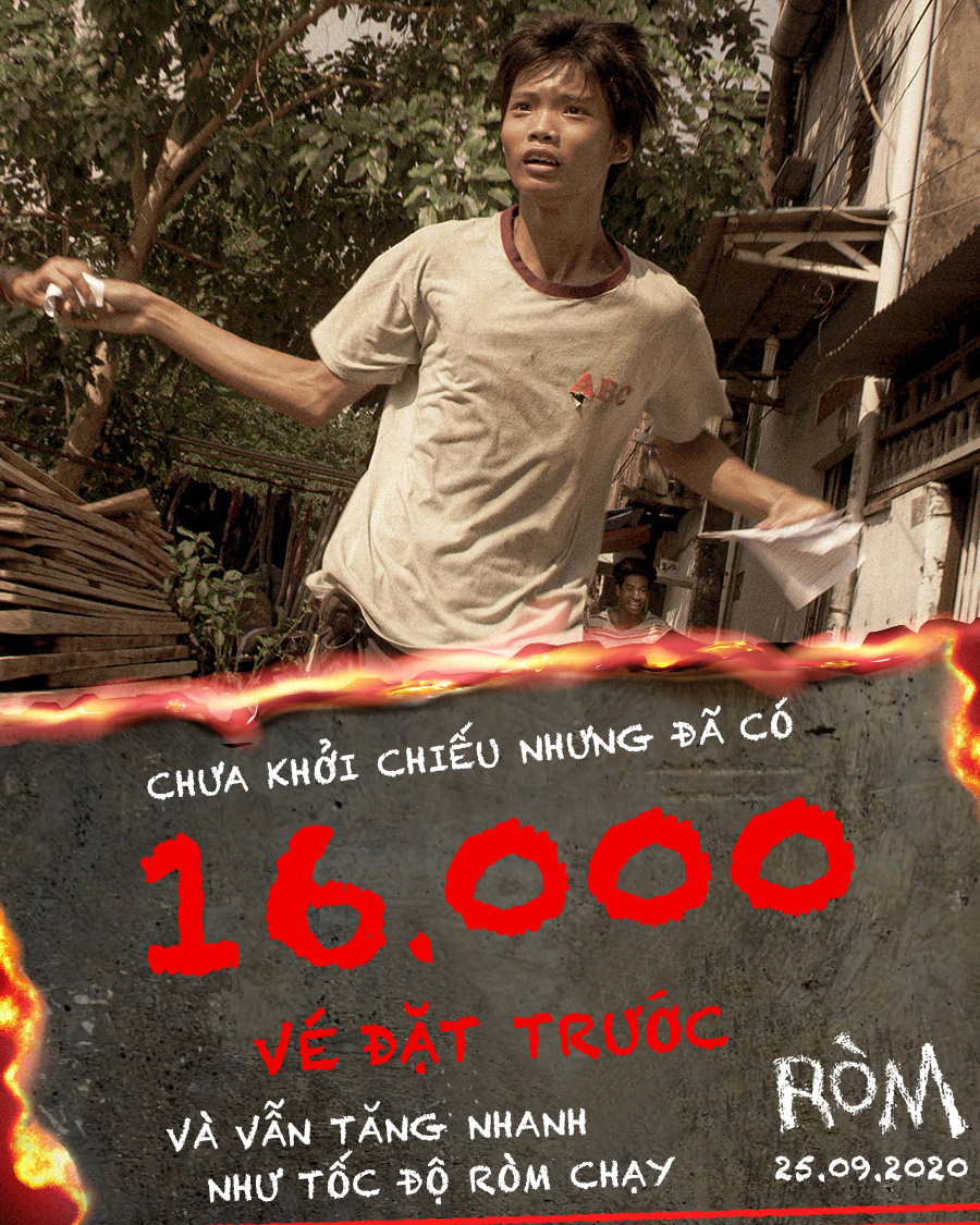 “Ròm” vượt mốc 16.000 vé đặt sớm dù chưa chính thức ra rạp - Ảnh 2.