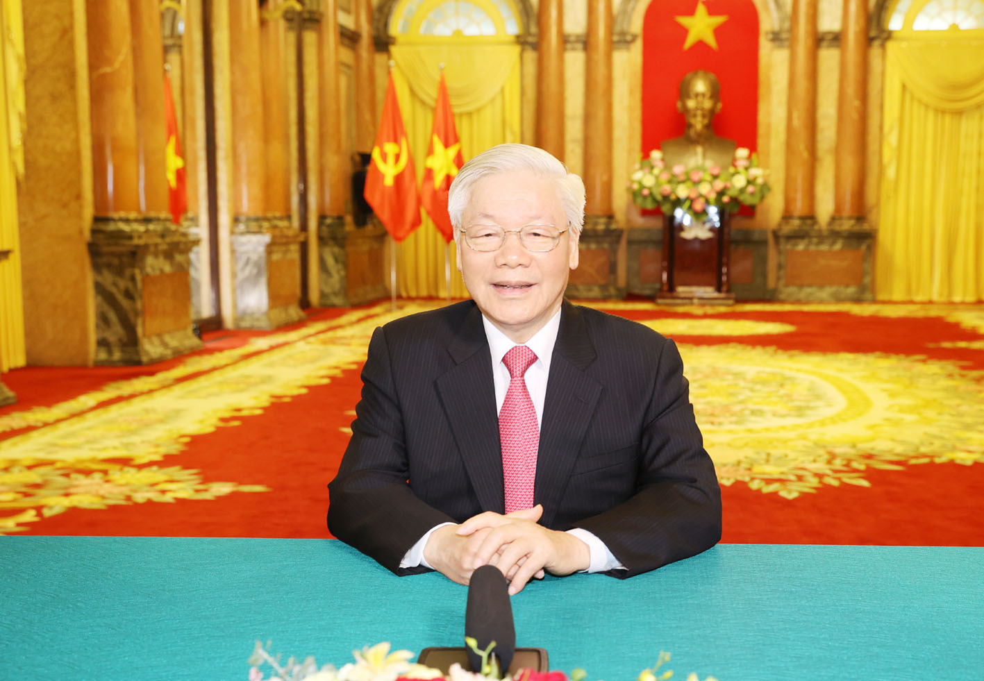 Tổng B&iacute; thư, Chủ tịch nước Nguyễn Ph&uacute; Trọng gửi th&ocirc;ng điệp tới Li&ecirc;n Hiệp Quốc - Ảnh 1.
