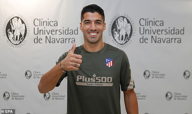 Những h&igrave;nh ảnh đầu ti&ecirc;n của Luis Suarez ở đội b&oacute;ng mới Atletico Madrid - Ảnh 11.