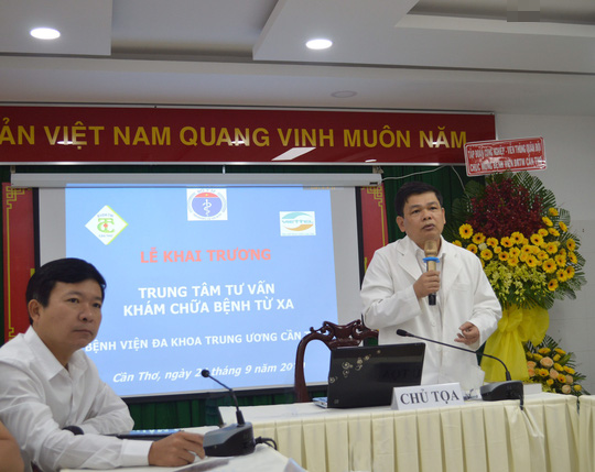 Người miền Tây đón tin vui khi có trung tâm tư vấn khám, chữa bệnh từ xa - Ảnh 1.