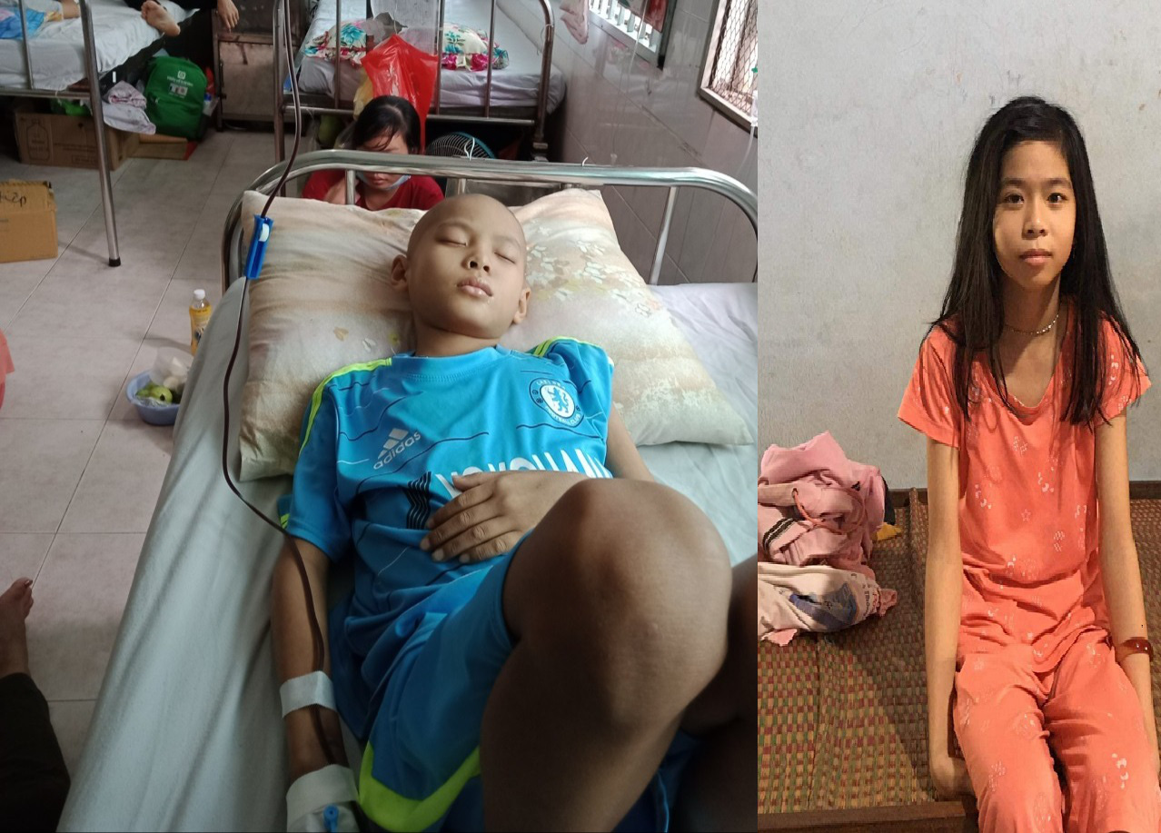 Nỗi đau vợ chồng nghèo phải nuôi hai con bệnh nặng