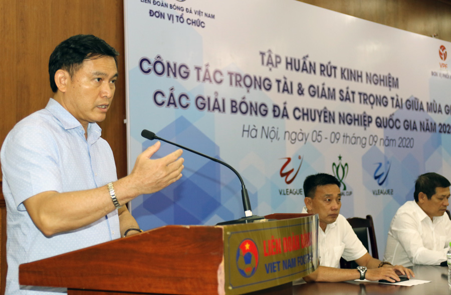 Tập huấn trọng tài, VFF thẳng thắn đề cập các hạn chế, tồn tại
