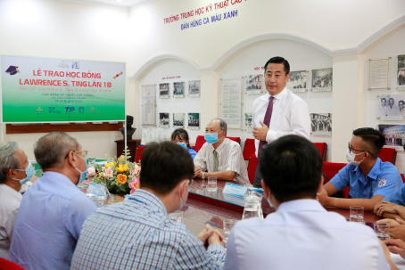 Sinh viên Trường Cao đẳng Kỹ thuật Cao Thắng nhận học bổng Lawrence S. Ting
