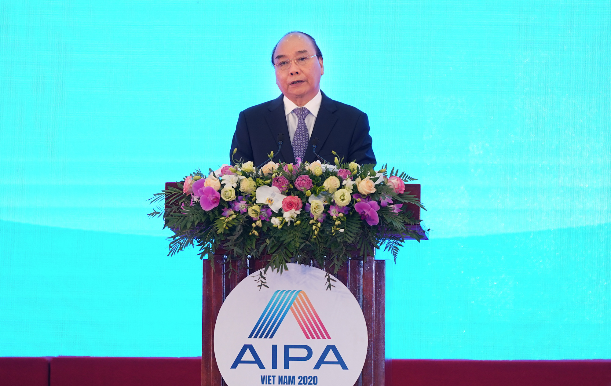 Tổng B&iacute; thư, Chủ tịch nước Nguyễn Ph&uacute; Trọng ph&aacute;t biểu ch&agrave;o mừng AIPA 41 - Ảnh 4.