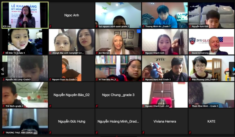 Trường phổ th&ocirc;ng Mỹ trực tuyến Ivy Global School tổ chức lễ khai giảng đầu ti&ecirc;n tại Việt Nam - Ảnh 2.