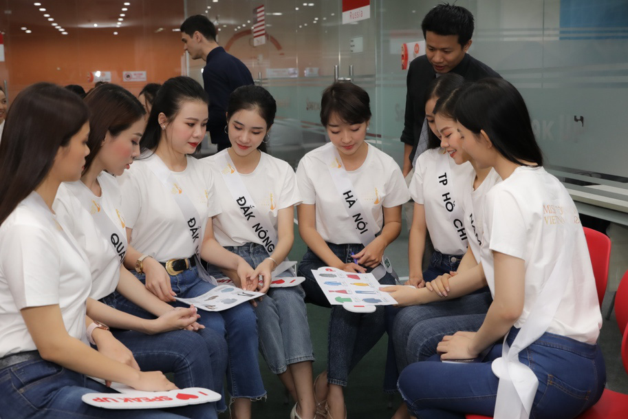 Trung t&acirc;m Anh ngữ Speak UP &aacute;p dụng m&ocirc; h&igrave;nh học t&iacute;ch hợp  cho TS Miss Tourism Vietnam 2020 - Ảnh 2.