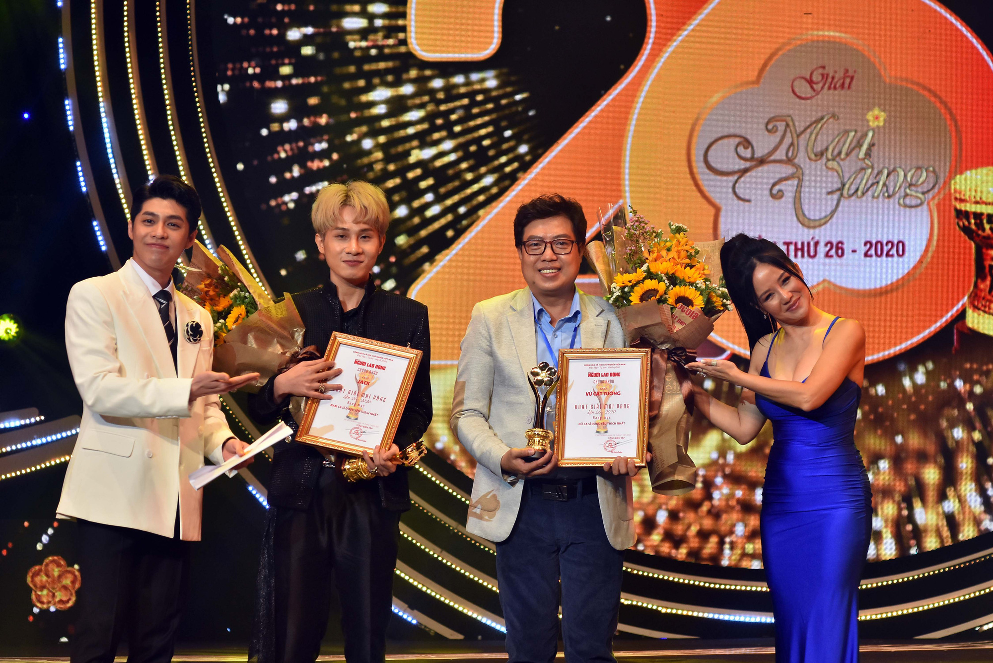 MV 2020 - Jack va Vu Cat Tuong doat giai ca si duoc yeu thich nhat